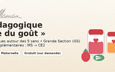 Kit pédagogique « École du goût » (Bonne Maman)